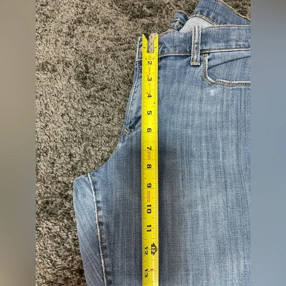 Old navy the sweetheart short stretch denim mid rise bootcut blue jeans size 10 - Picture 12 of 14